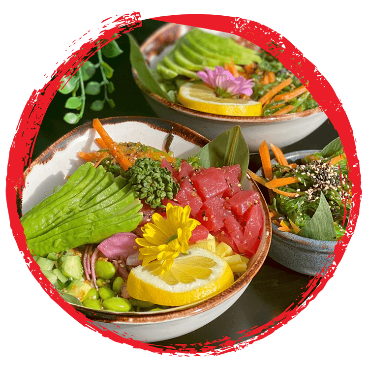 Poke Bowls
Fresh, vibrant, and full of goodness, our poke bowls are loaded with crisp vegetables, protein-packed toppings, and flavourful sauces.